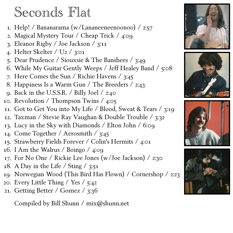 Seconds Flat: Songs of the Beatles