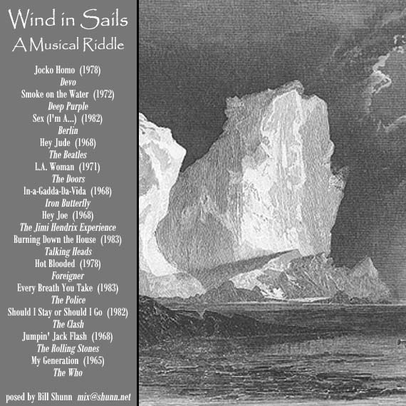 Wind in Sails: A Musical Riddle