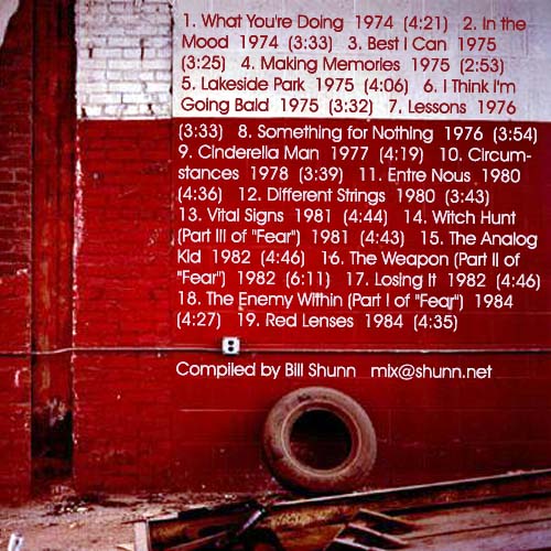 Making Memories: The Rush Less Traveled, Vol. 1: 1974-1984