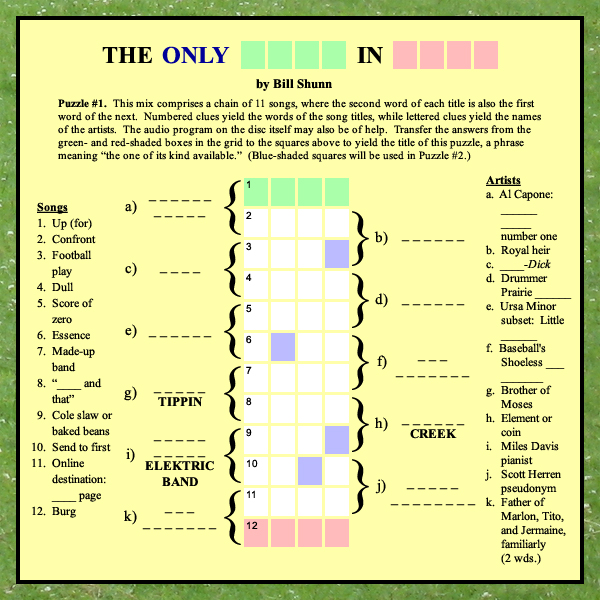 The Only ____ in ____: Four Letter Words of Puzzlement