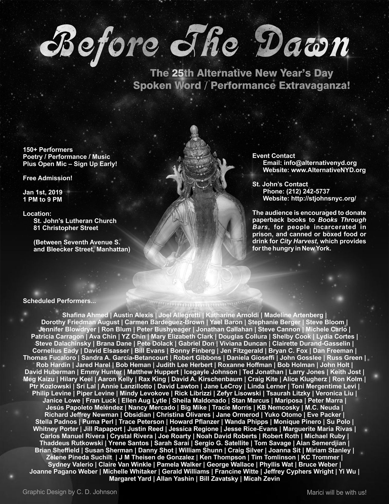 I'll Be Reading at the Alternative on New Year's Day!