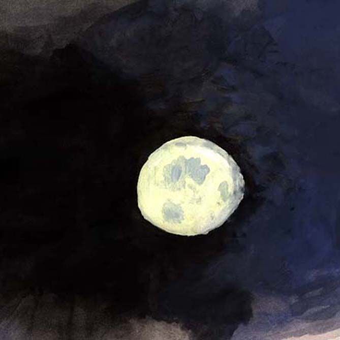 Painting the Moon Blue
