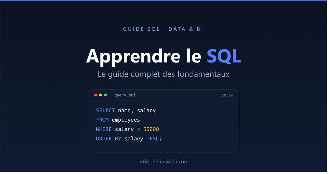 Apprendre le SQL : le guide complet des fondamentaux (data, 2026)