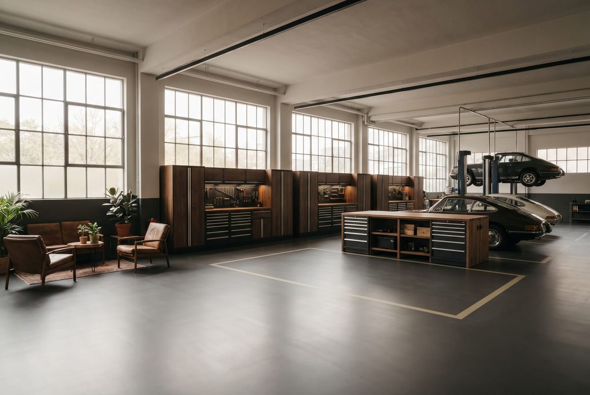 Piso Epóxi para Oficina Mecânica 2026