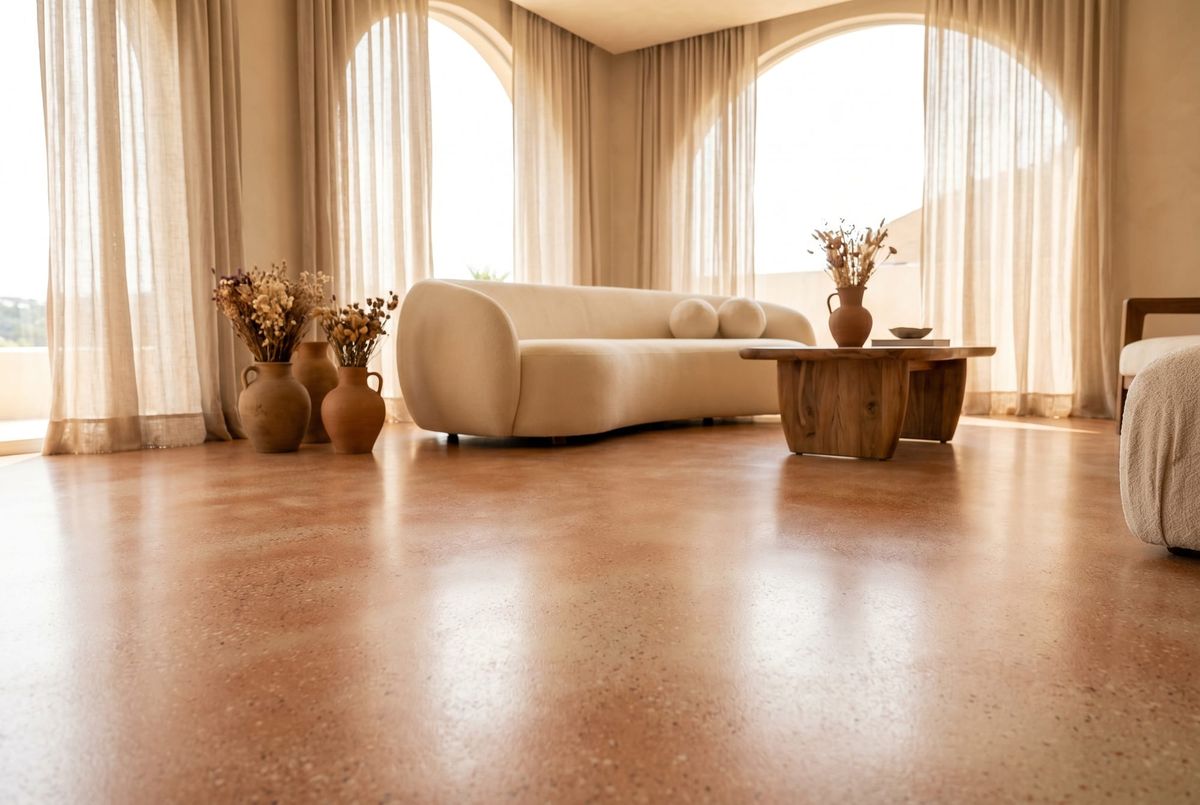 Piso Epóxi com Areia Colorida: Guia de Escolha e Aplicação 2026