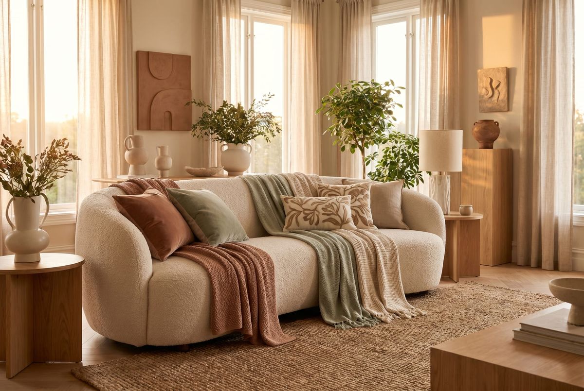 Como Decorar Sofá com Manta e Almofadas: Projetos e Ideias 2026