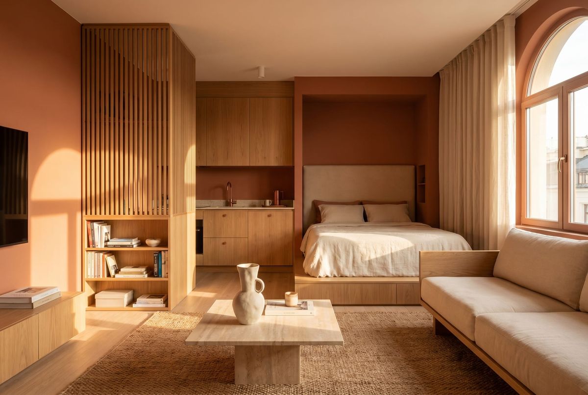 Studio Apartamento Pequeno: Projetos e Ideias 2026