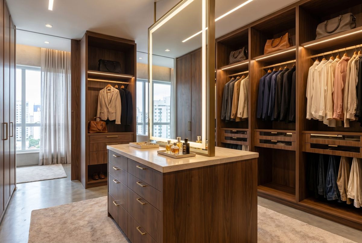 Closet Planejado Casal: Projetos e Ideias 2026
