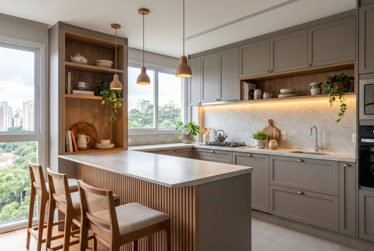 Cozinha Planejada Cinza: Projetos e Ideias 2026