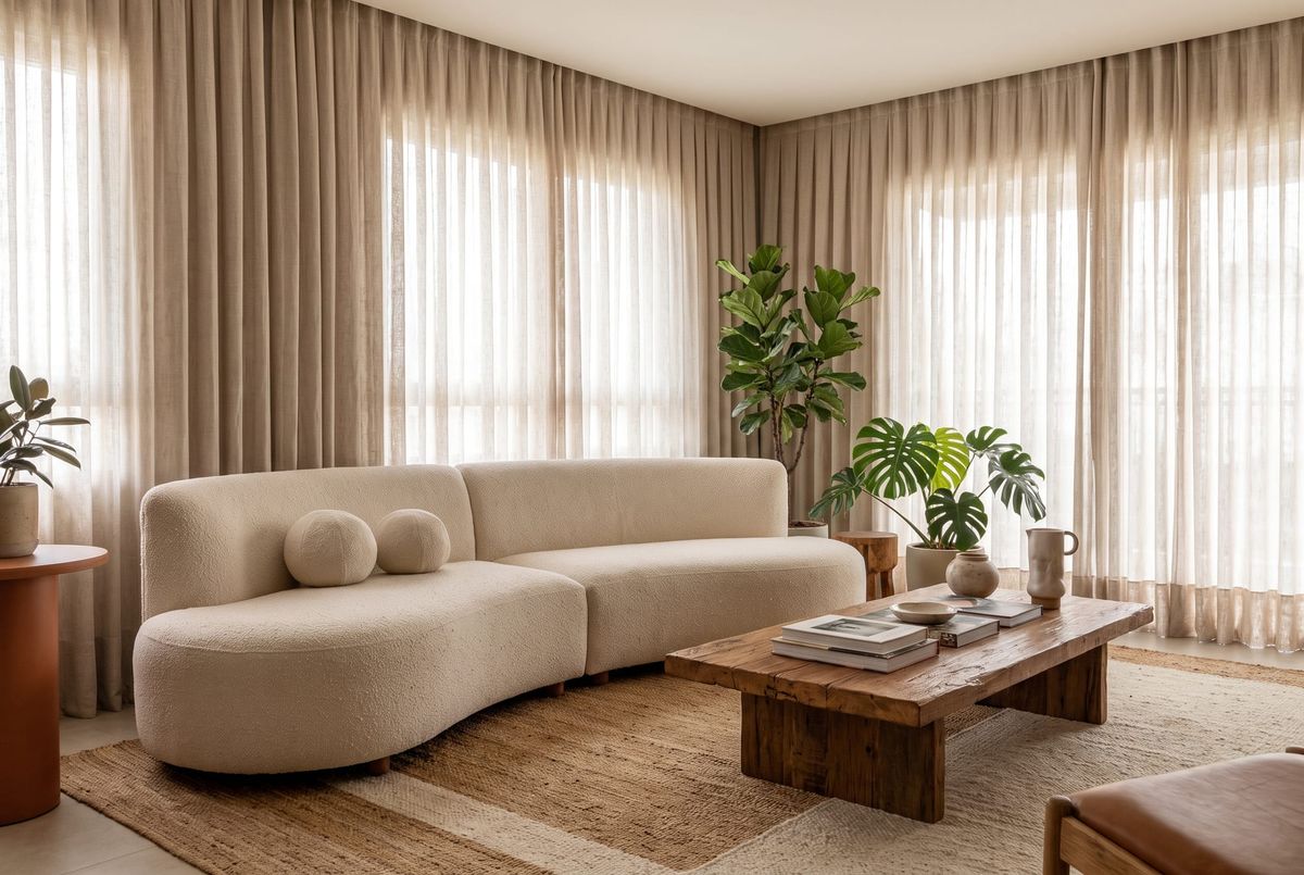 Cortina Para Sala Elegante: Projetos e Ideias 2026