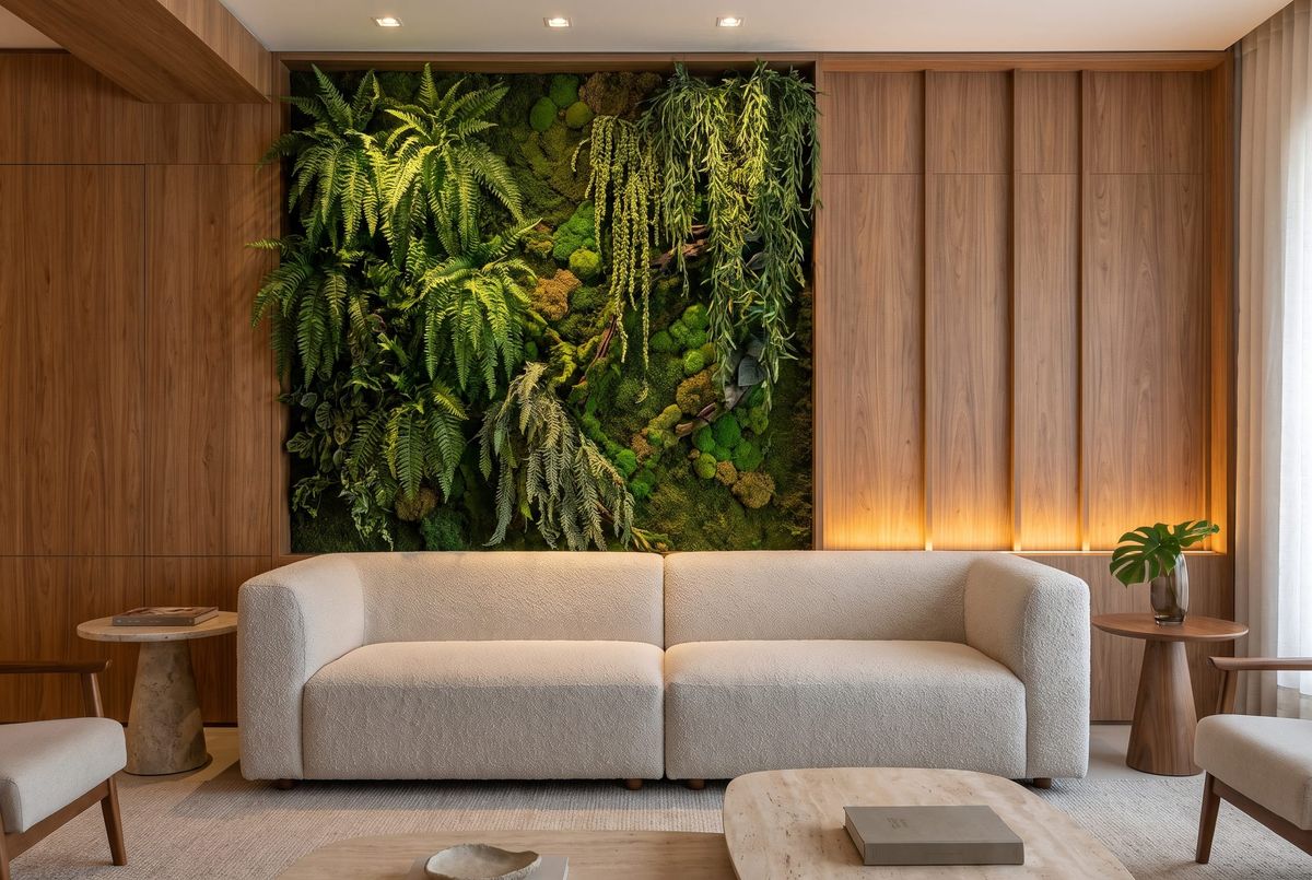 Jardim Vertical Artificial Sala: Projetos e Ideias 2026