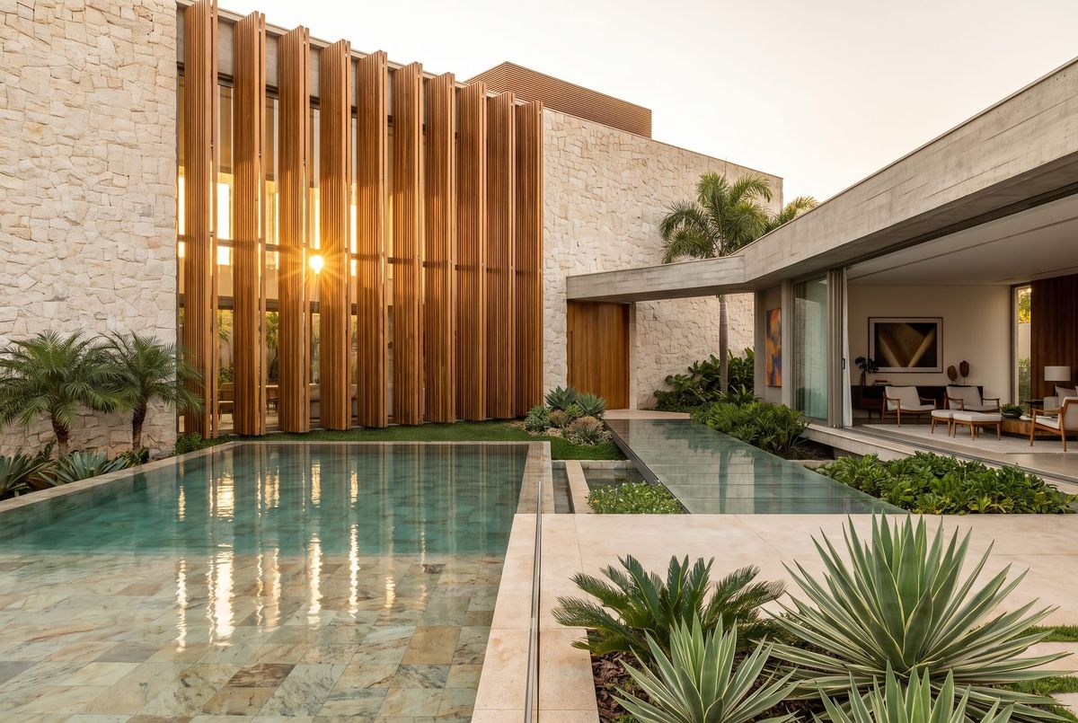 Qual a Melhor Fachada para Piscina?