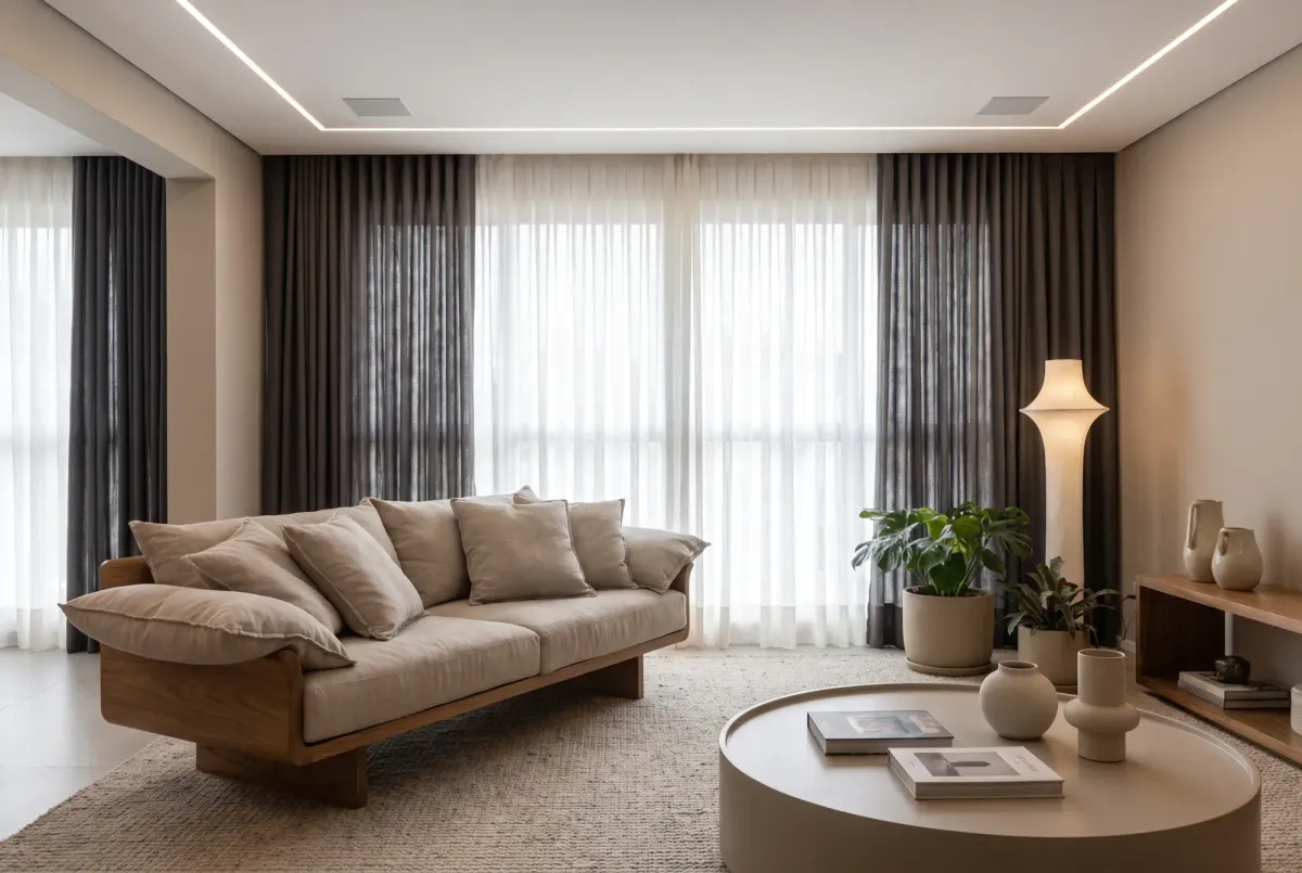 Cortina Para Sala Com Blackout: Projetos e Ideias 2026