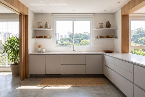 Cozinha Planejada Em L Com Pia Na Janela: Projetos e Ideias 2026