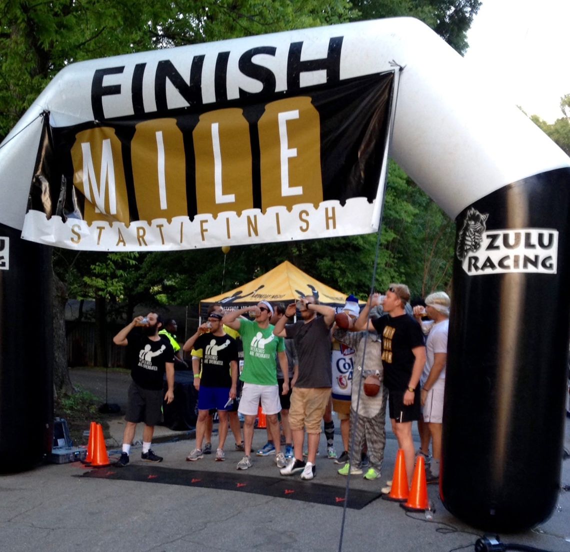 Run, Beer, Run!!  The First Monday Night Mile