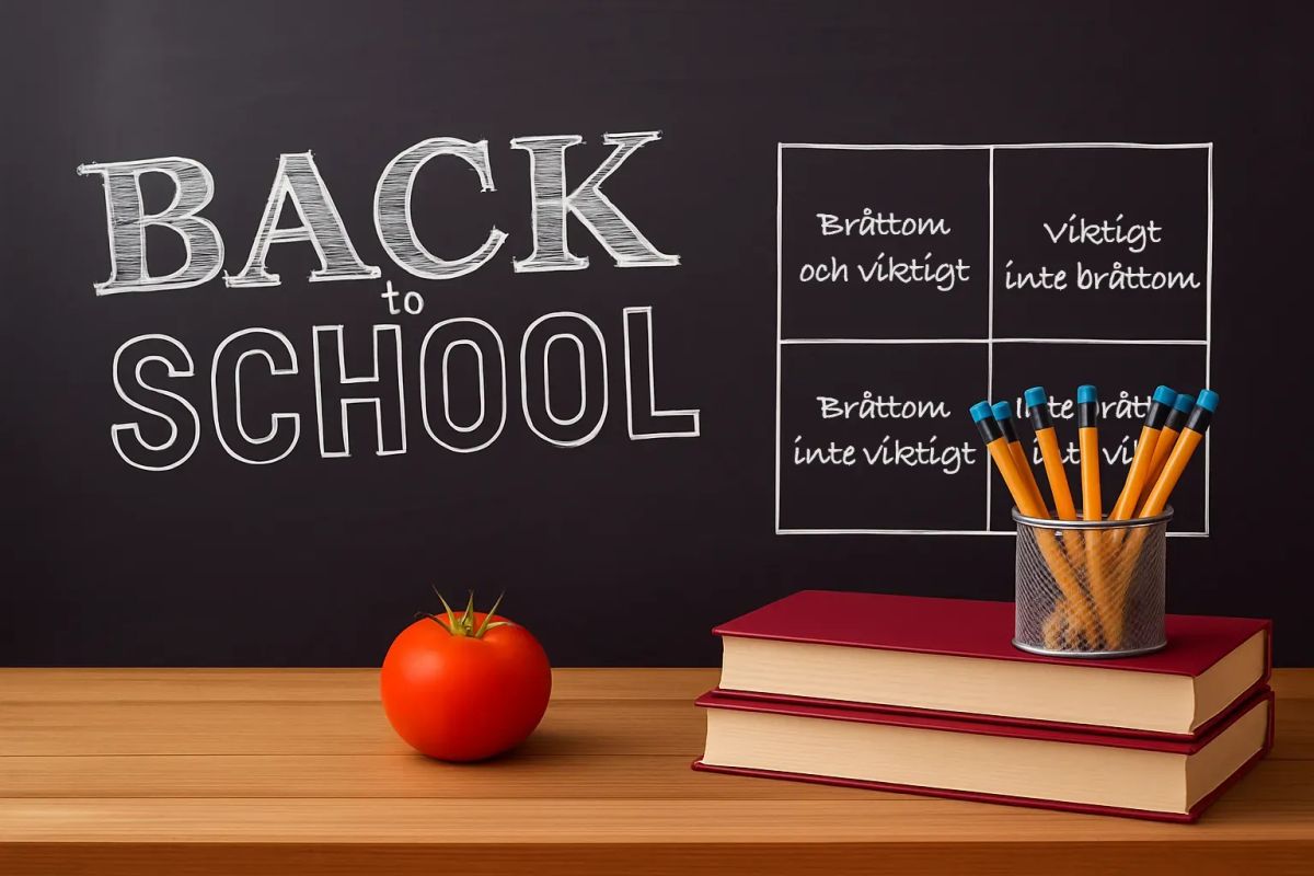Back to School – tre hack för en flygande skolstart