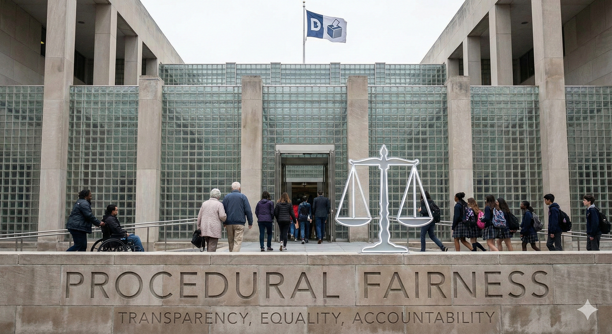 Symmetry of Democratic Collapse