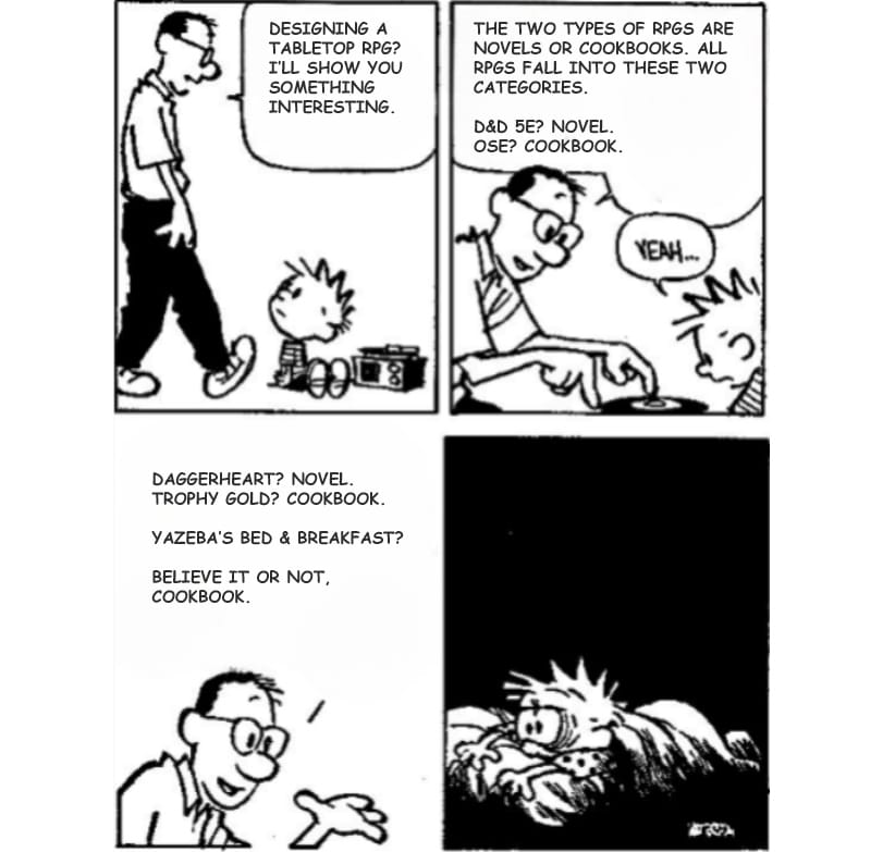 A meme using Calvin and Hobbes called "Playing Records? I'll Show You Something Interesting."