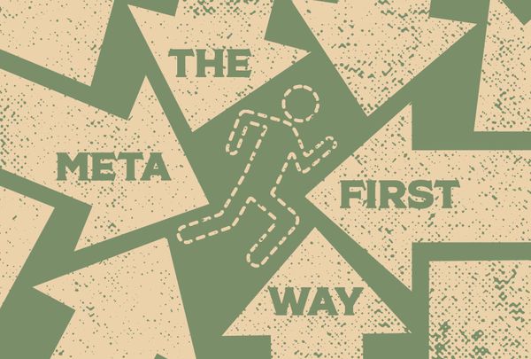 Arrows representing the rules converge on the outline of a character.