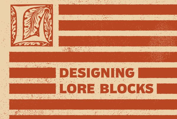 Designing Lore Blocks