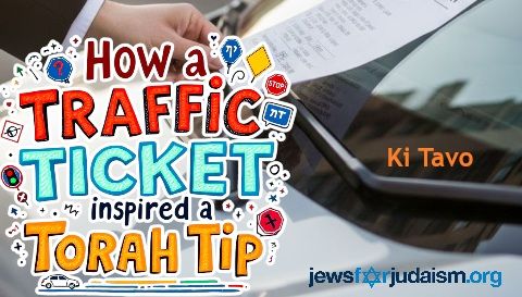 How a Traffic Ticket Inspired a Torah Tip