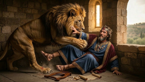 Psalms 22:17 - Pierced or "Like A Lion"