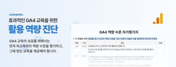 효과적인 GA4 교육을 위한 역량 진단지