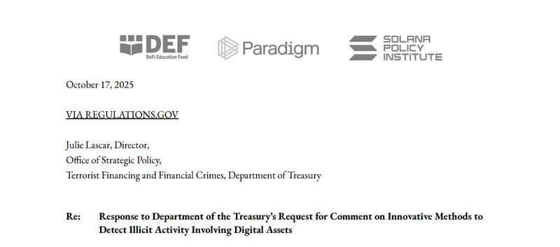 Webacy DD Highlighted in Treasury RFI Response on Illicit Finance