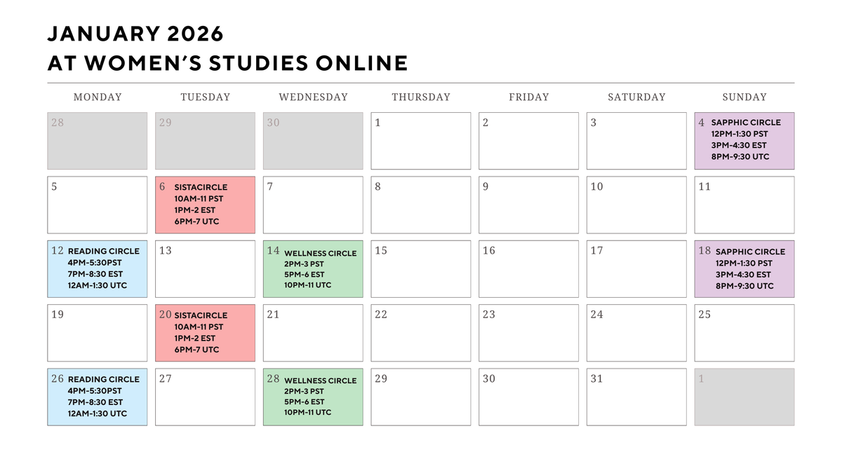 January Calendar