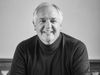 A black and white photograph of the interviewee, Paul Polman