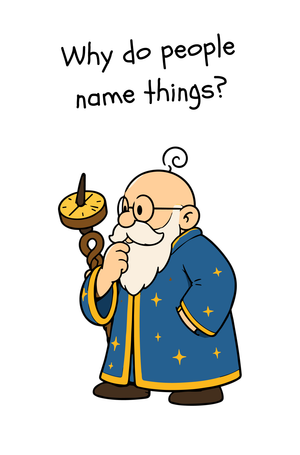 Why do people name things?