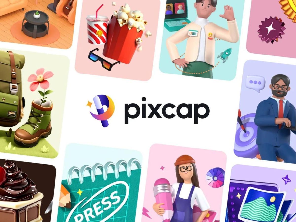 PixCap&nbsp;— графічний редактор на основі 3D-елементів і AI