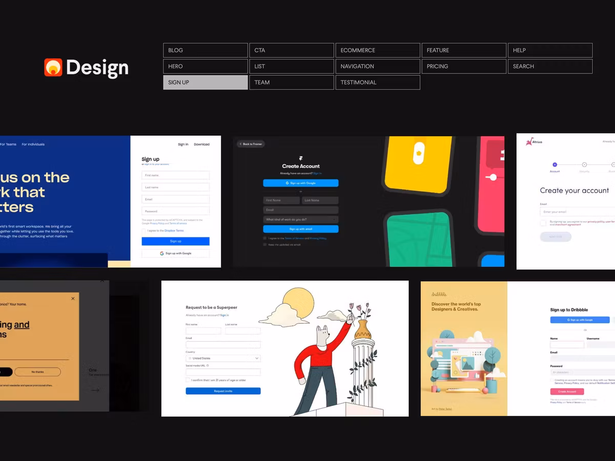 Nice, very nice - примеры красивых UI/UX компонентов для веб-сайта Основне зображення