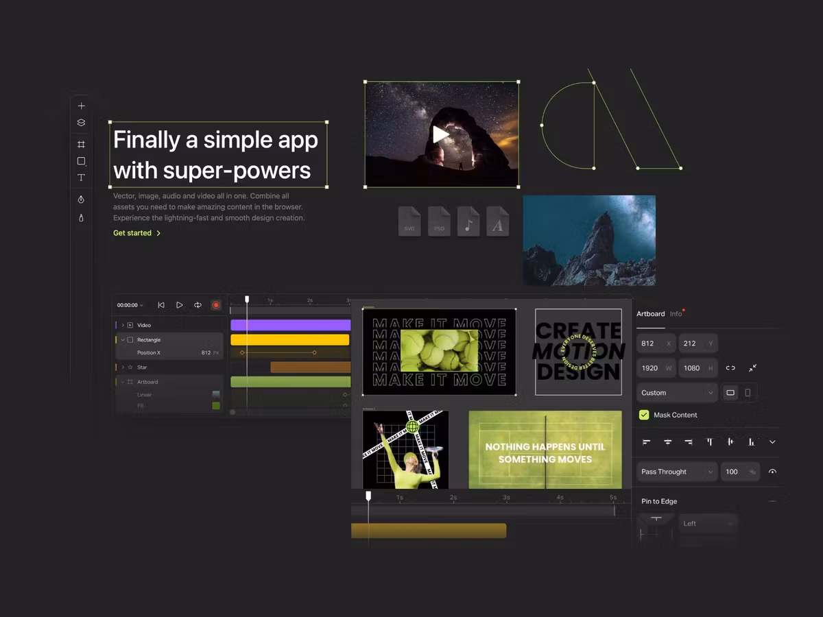 Artboard.studio — платформа для створення анімацій Основне зображення