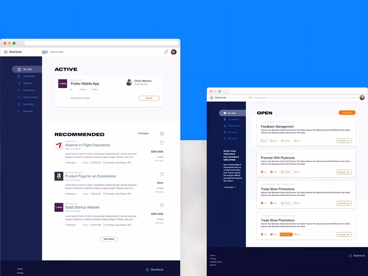 Braintrust —  WEB 3.0 платформа для пошуку роботи. Основне зображення