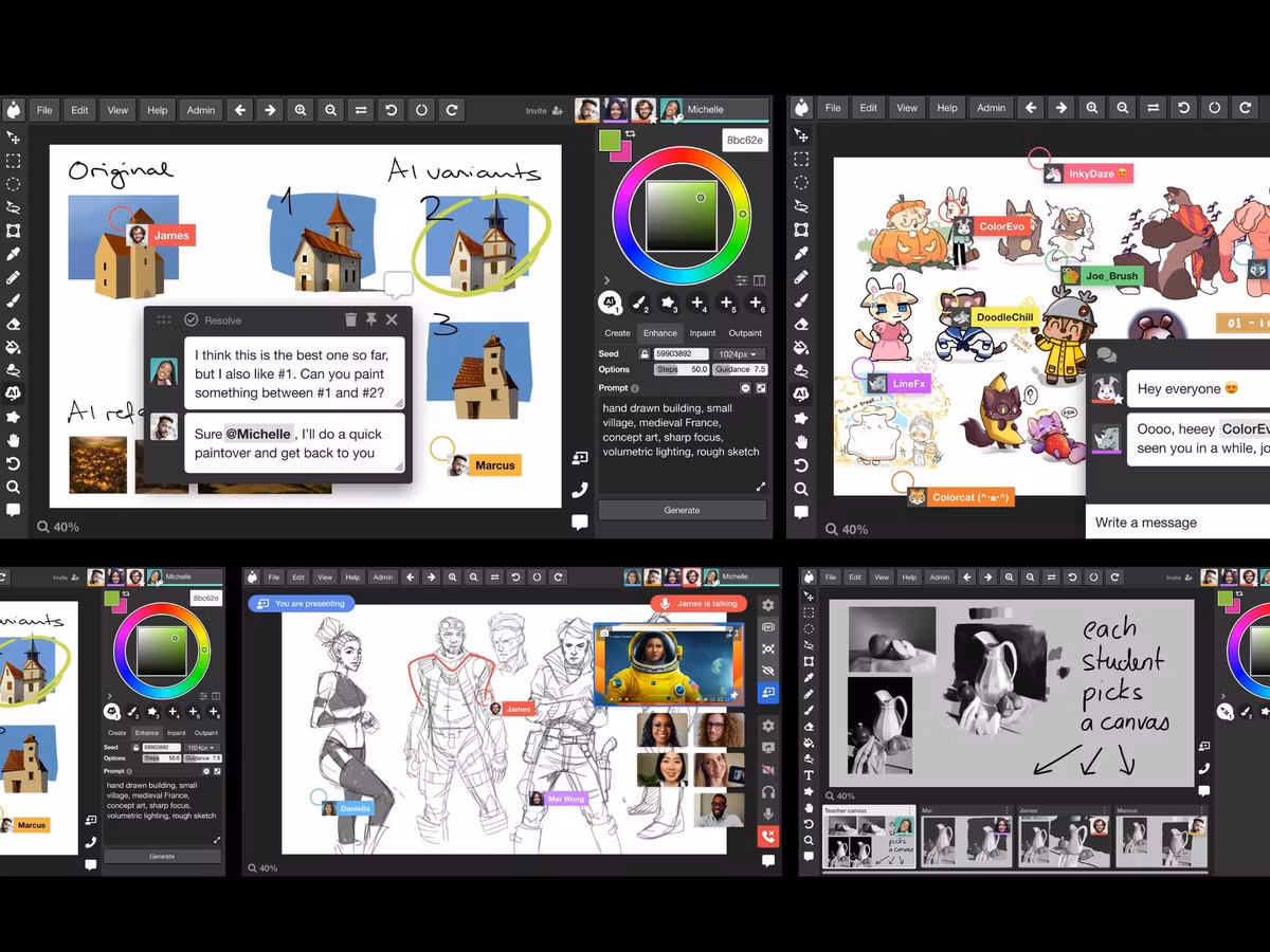 Magma — додаток для спільного створення цифрових малюнків Основне зображення