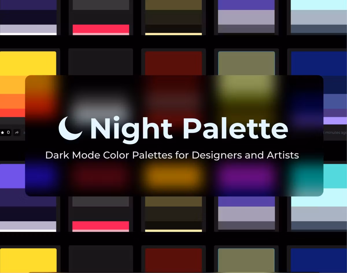 Night Palette – колекція колірних палітр для темного режиму Основне зображення