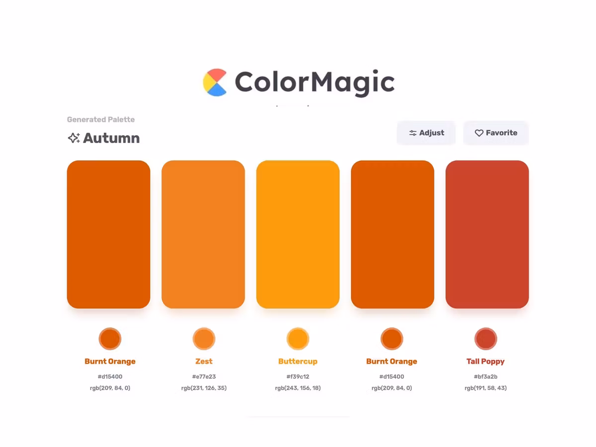 ColorMagic — AI інструмент для генерації кольорових палітр Основне зображення