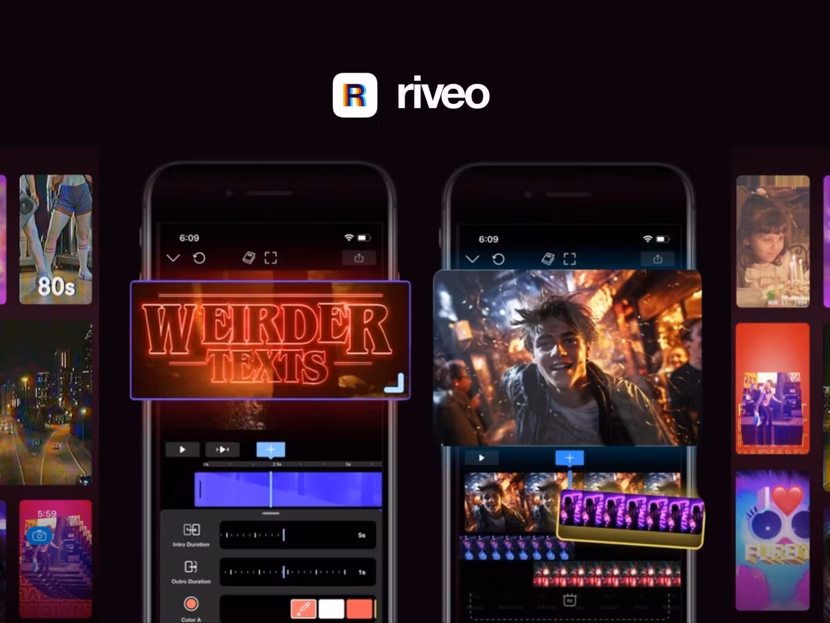 Riveo — ШІ програма для редагування відео зі спецефектами Основне зображення