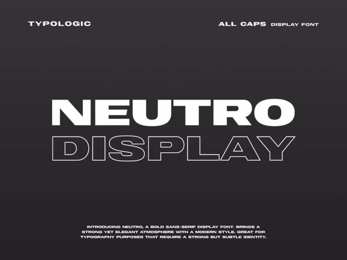 Добірка контурних шрифтів Основне зображення