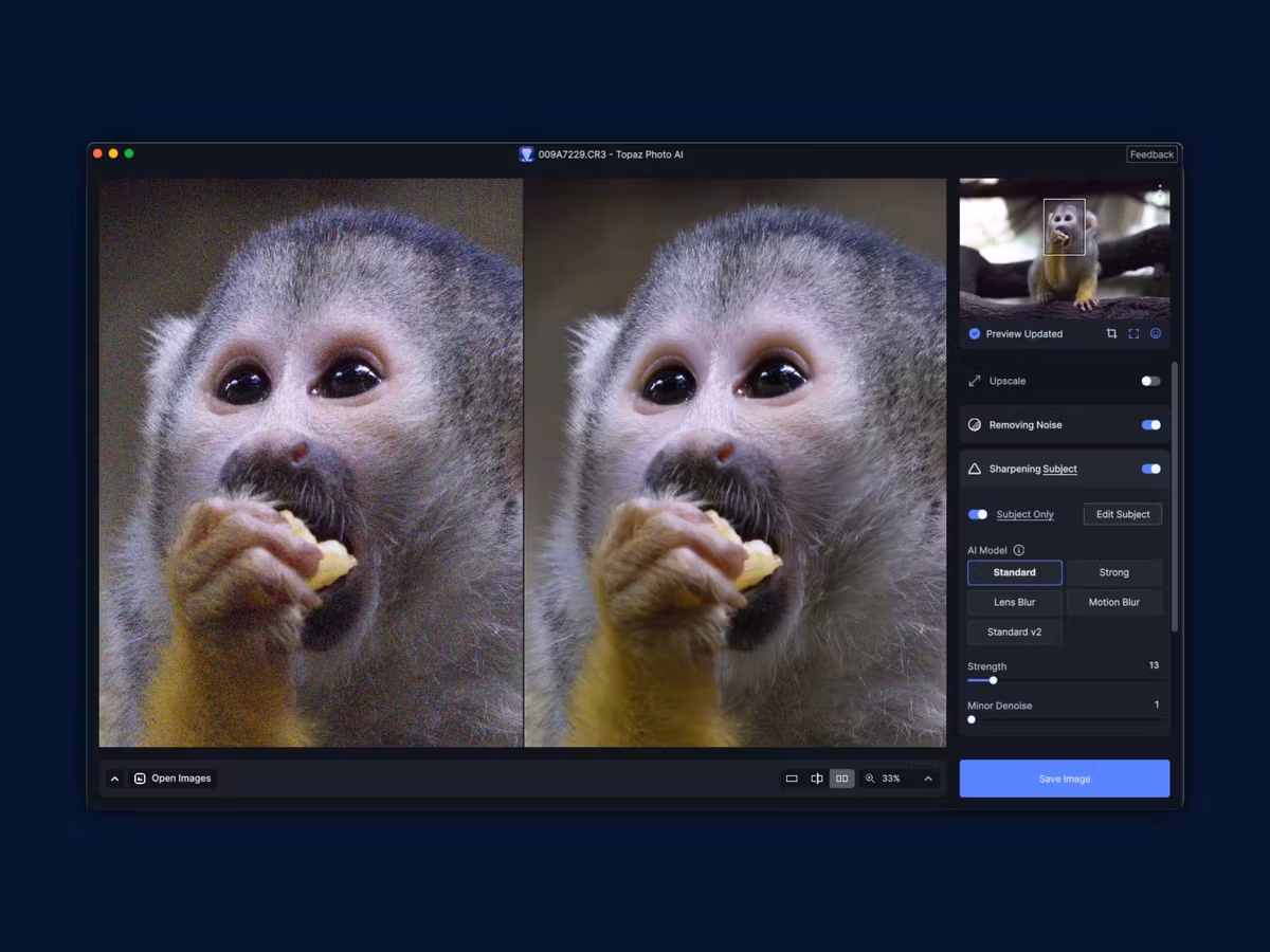 Topaz AI — сервіс для покращення якості відео Основне зображення