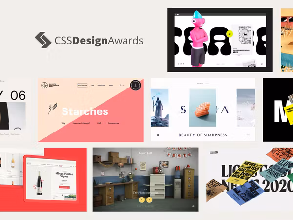 CSS Design Awards - награды за лучшие веб-сайты Основне зображення