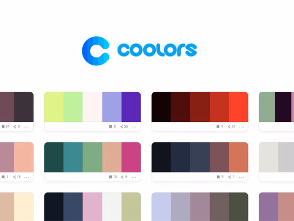 Coolors — інструмент для створення кольорових палітр Основне зображення