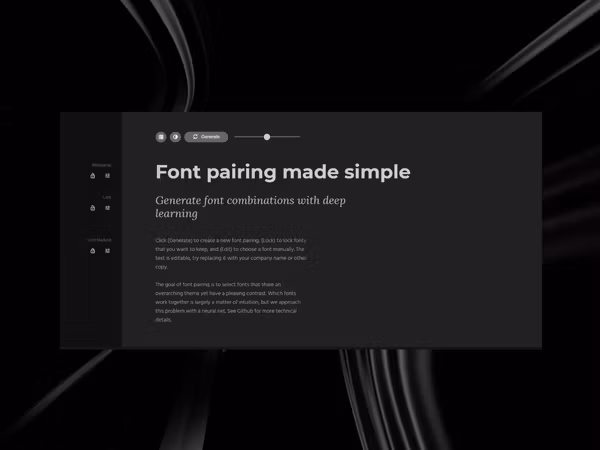 FontJoy — АI генератор шрифтових пар Основне зображення