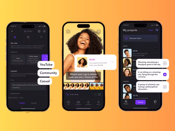 Captions — штучний інтелект для створення субтитрів та автоматичного монтажу відео Основне зображення