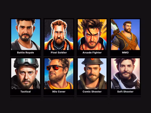 HeroPack — сервіс для генерації аватарів у стилі відеоігор Основне зображення