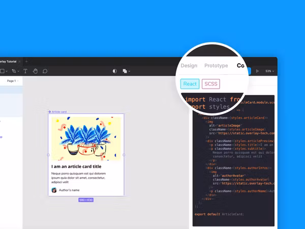 Rendition — перетворення дизайнів Figma у сайти Webflow і React компоненти Основне зображення