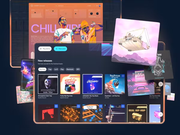 LANDR — AI платформа для майстерингу та розповсюдження музики Основне зображення
