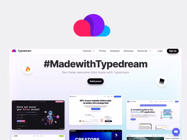 TypeDream – багатофункціональний AI конструктор сайтів Основне зображення
