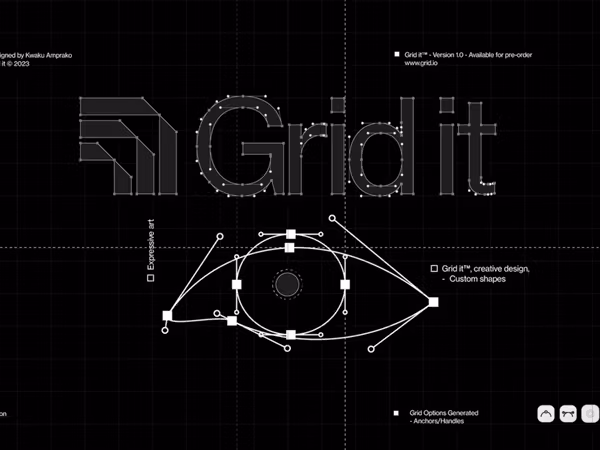 Grid it — перший генератор сіток для логотипів Основне зображення
